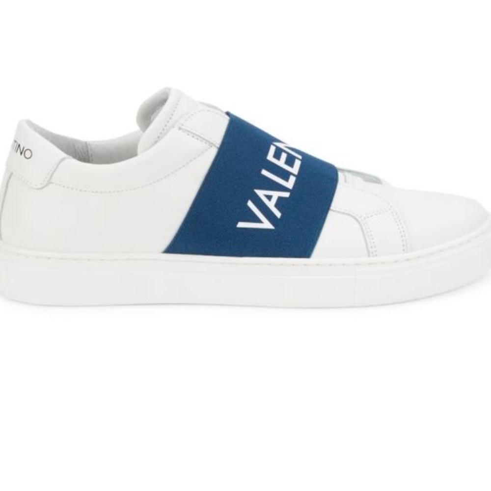 AUTHENTIC Valentino White and Blue Sneakers